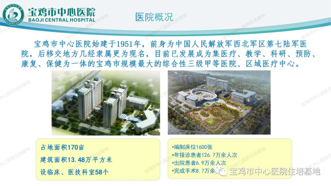 宝鸡市中心医院2023年住院医师规范化培训招生简章